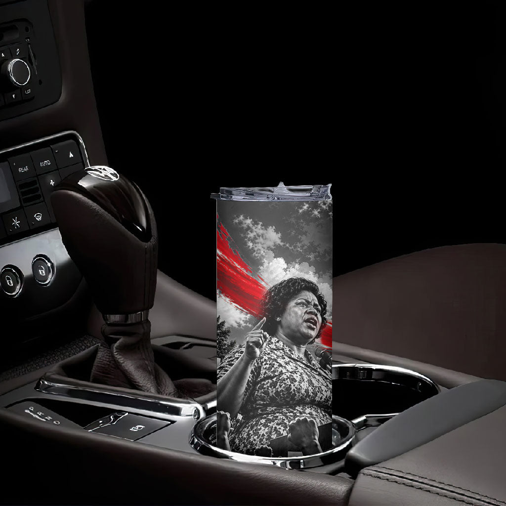 Fannie Lou Hamer Civil Rights Skinny Tumbler Voting Rights Activist Tribute Art