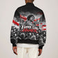 Fannie Lou Hamer Civil Rights Sleeve Zip Bomber Jacket Voting Rights Activist Tribute Art
