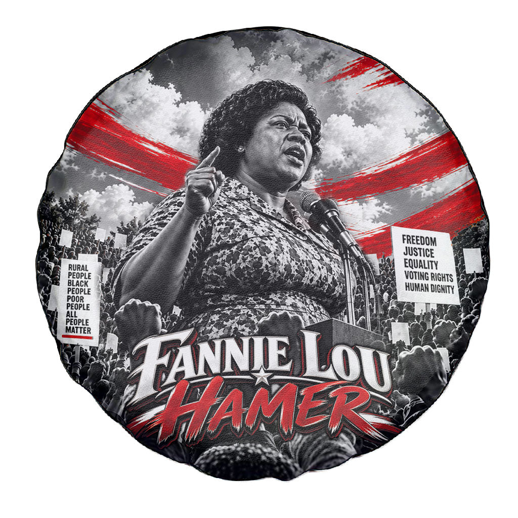 Fannie Lou Hamer Civil Rights Spare Tire Cover Voting Rights Activist Tribute Art