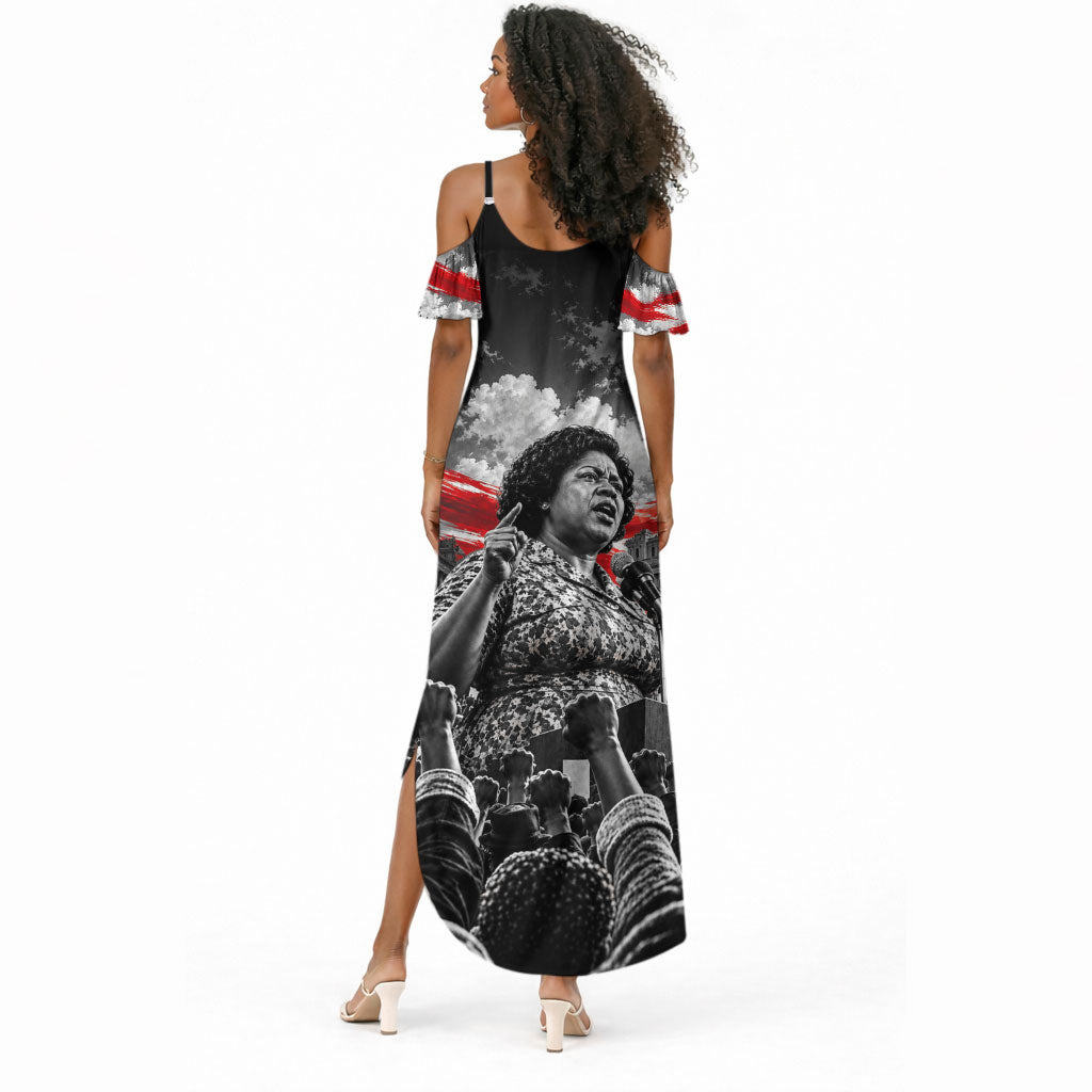 Fannie Lou Hamer Civil Rights Summer Maxi Dress Voting Rights Activist Tribute Art