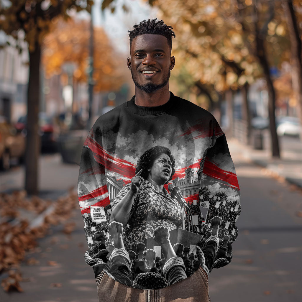 Fannie Lou Hamer Civil Rights Sweatshirt Voting Rights Activist Tribute Art