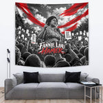 Fannie Lou Hamer Civil Rights Tapestry Voting Rights Activist Tribute Art