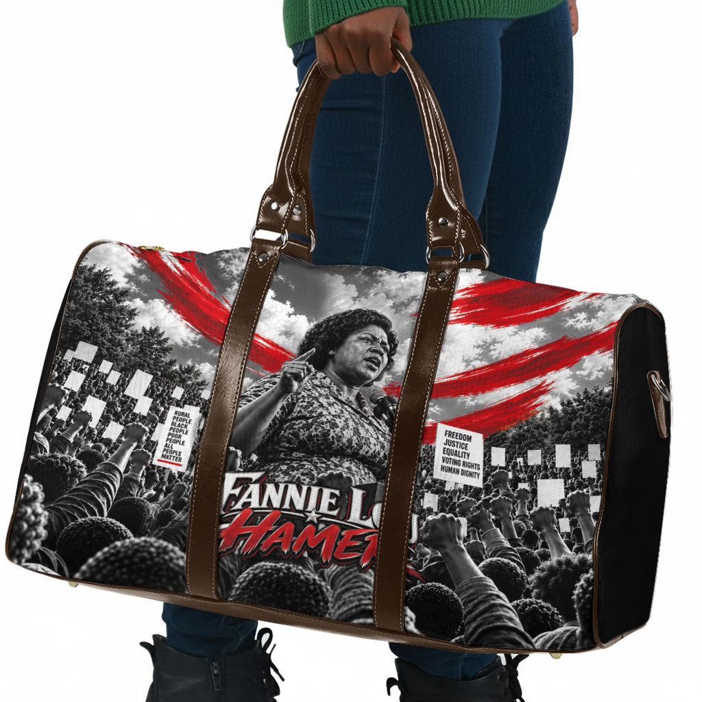 Fannie Lou Hamer Civil Rights Travel Bag Voting Rights Activist Tribute Art