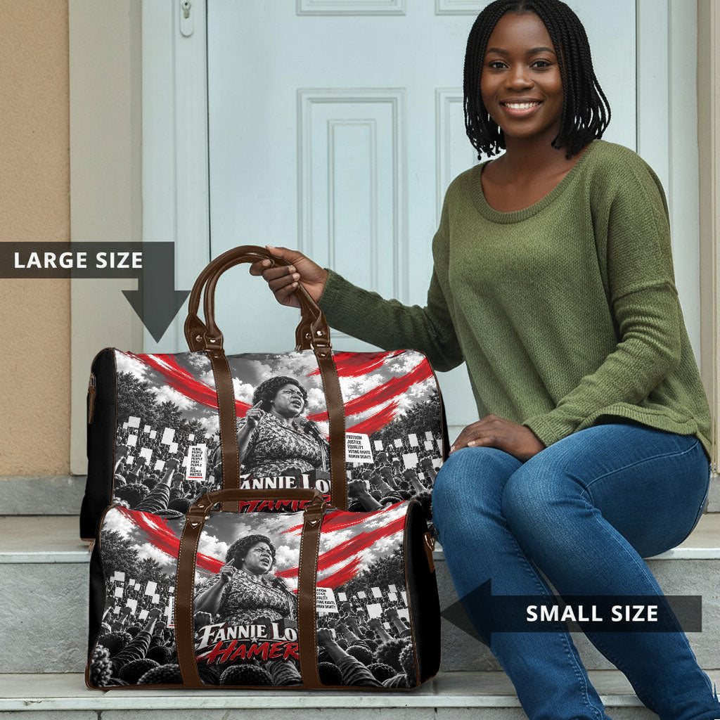Fannie Lou Hamer Civil Rights Travel Bag Voting Rights Activist Tribute Art
