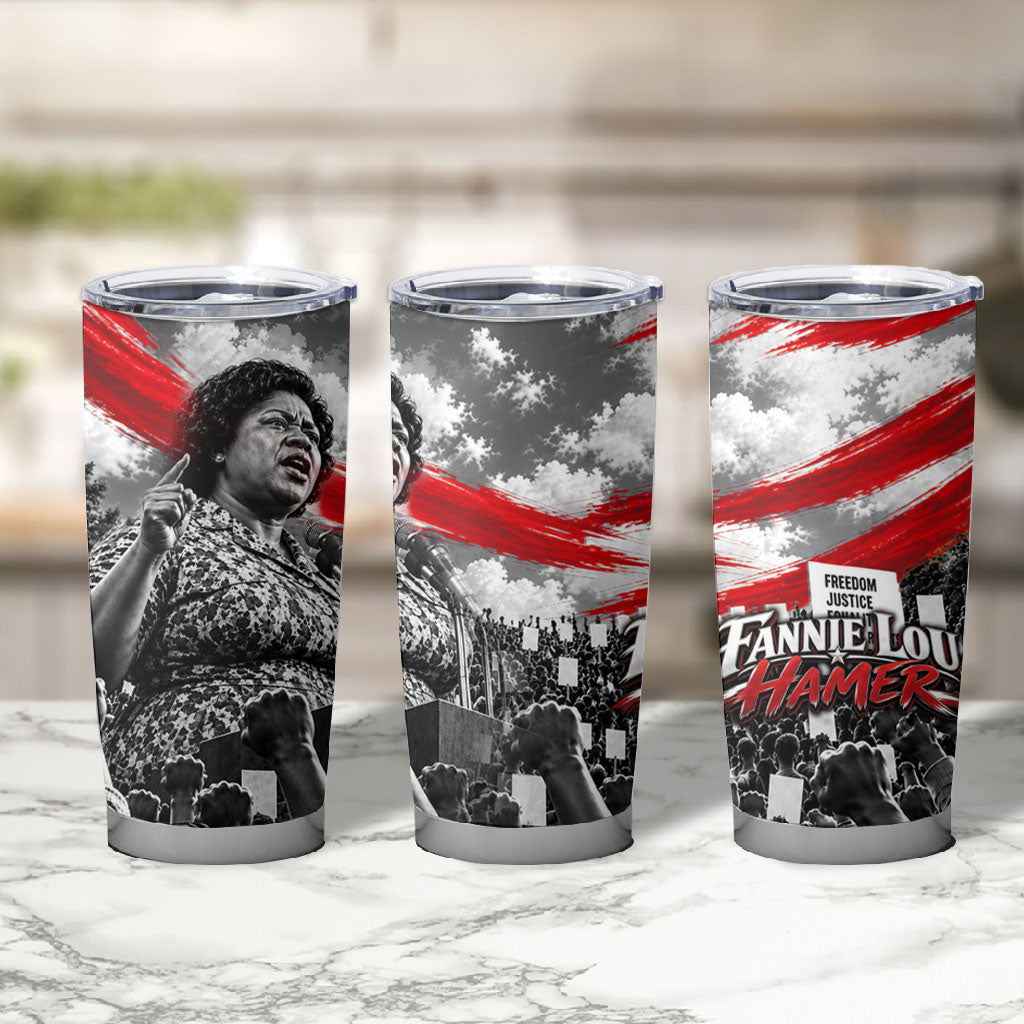 Fannie Lou Hamer Civil Rights Tumbler Cup Voting Rights Activist Tribute Art