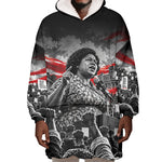 Fannie Lou Hamer Civil Rights Wearable Blanket Hoodie Voting Rights Activist Tribute Art