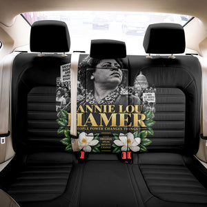 Fannie Lou Hamer Civil Rights Back Car Seat Cover Voting Rights Activist Magnolia Flowers Art