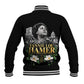 Fannie Lou Hamer Civil Rights Baseball Jacket Voting Rights Activist Magnolia Flowers Art
