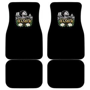 Fannie Lou Hamer Civil Rights Car Mats Voting Rights Activist Magnolia Flowers Art