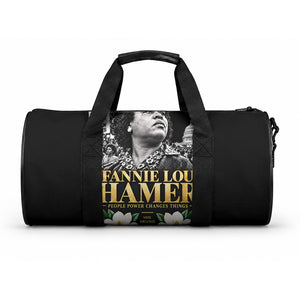 Fannie Lou Hamer Civil Rights Duffle Bag Voting Rights Activist Magnolia Flowers Art