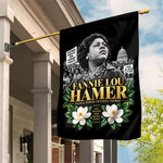Fannie Lou Hamer Civil Rights Garden Flag Voting Rights Activist Magnolia Flowers Art