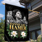 Fannie Lou Hamer Civil Rights Garden Flag Voting Rights Activist Magnolia Flowers Art