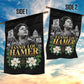 Fannie Lou Hamer Civil Rights Garden Flag Voting Rights Activist Magnolia Flowers Art