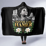 Fannie Lou Hamer Civil Rights Hooded Blanket Voting Rights Activist Magnolia Flowers Art