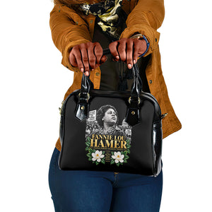 Fannie Lou Hamer Civil Rights Shoulder Handbag Voting Rights Activist Magnolia Flowers Art