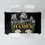 Fannie Lou Hamer Civil Rights Tablecloth Voting Rights Activist Magnolia Flowers Art