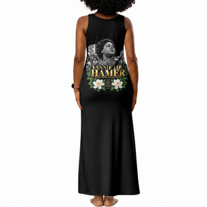 Fannie Lou Hamer Civil Rights Tank Maxi Dress Voting Rights Activist Magnolia Flowers Art