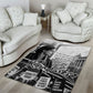 Rosa Parks Civil Rights Area Rug Vintage Bus American Flag And Red Roses Tribute