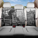 Rosa Parks Civil Rights Back Car Seat Cover Vintage Bus American Flag And Red Roses Tribute