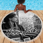 Rosa Parks Civil Rights Beach Blanket Vintage Bus American Flag And Red Roses Tribute