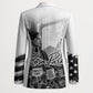 Rosa Parks Civil Rights Blazer Vintage Bus American Flag And Red Roses Tribute