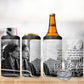 Rosa Parks Civil Rights 4 in 1 Can Cooler Tumbler Vintage Bus American Flag And Red Roses Tribute
