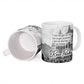 Rosa Parks Civil Rights Ceramic Mug Vintage Bus American Flag And Red Roses Tribute