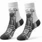 Rosa Parks Civil Rights Crew Socks Vintage Bus American Flag And Red Roses Tribute