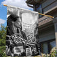 Rosa Parks Civil Rights Garden Flag Vintage Bus American Flag And Red Roses Tribute