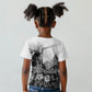 Rosa Parks Civil Rights Kid T shirt Vintage Bus American Flag And Red Roses Tribute