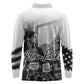 Rosa Parks Civil Rights Long Sleeve Polo Shirt Vintage Bus American Flag And Red Roses Tribute