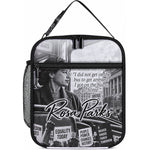 Rosa Parks Civil Rights Lunch Bag Vintage Bus American Flag And Red Roses Tribute