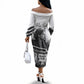 Rosa Parks Civil Rights Off The Shoulder Long Sleeve Dress Vintage Bus American Flag And Red Roses Tribute
