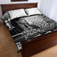Rosa Parks Civil Rights Quilt Bed Set Vintage Bus American Flag And Red Roses Tribute