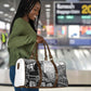 Rosa Parks Civil Rights Travel Bag Vintage Bus American Flag And Red Roses Tribute