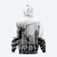 Rosa Parks Civil Rights Zip Hoodie Vintage Bus American Flag And Red Roses Tribute
