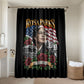 Rosa Parks Civil Rights Activist Bathroom Set Vintage Bus American Flag And Red Roses Tribute Art