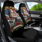 Rosa Parks Civil Rights Activist Car Seat Cover Vintage Bus American Flag And Red Roses Tribute Art