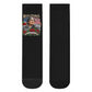 Rosa Parks Civil Rights Activist Crew Socks Vintage Bus American Flag And Red Roses Tribute Art