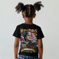 Rosa Parks Civil Rights Activist Kid T shirt Vintage Bus American Flag And Red Roses Tribute Art