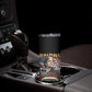 Rosa Parks Civil Rights Activist Skinny Tumbler Vintage Bus American Flag And Red Roses Tribute Art
