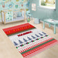 Namibia Christmas Area Rug Coat of Arm National Flag Motif - African Pride