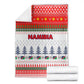Namibia Christmas Blanket Coat of Arm National Flag Motif - African Pride