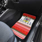Namibia Christmas Car Mats Coat of Arm National Flag Motif - African Pride