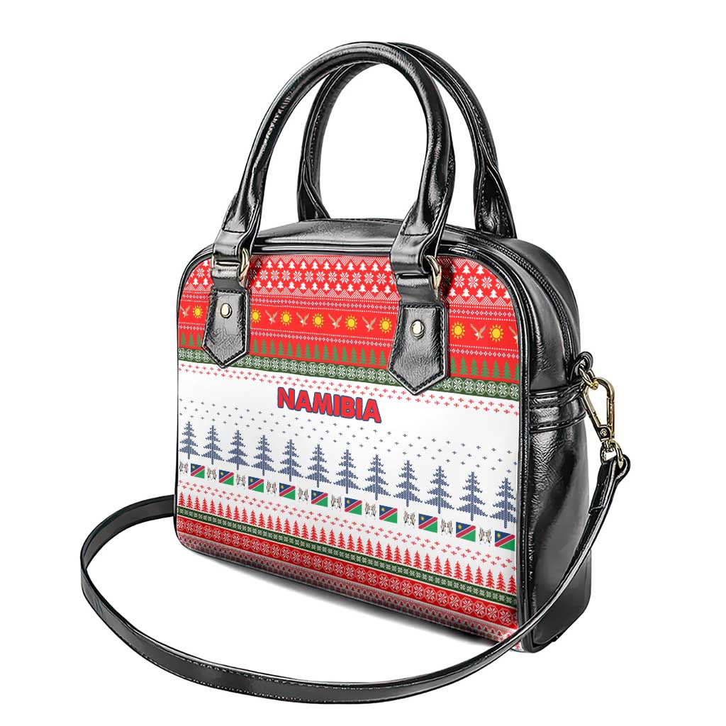 Namibia Christmas Shoulder Handbag Coat of Arm National Flag Motif - African Pride