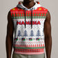Namibia Christmas Sleeveless Hoodie Coat of Arm National Flag Motif - African Pride