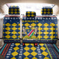 Namibia Christmas Back Car Seat Cover Coat of Arms and Flag Map Motif - African Pride