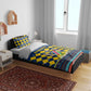 Namibia Christmas Bedding Set Coat of Arms and Flag Map Motif - African Pride