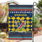 Namibia Christmas Garden Flag Coat of Arms and Flag Map Motif - African Pride