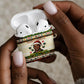 Booker T. Washington Christmas Santa AirPods Case Black History Ugly Pixel Pattern